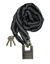 Heavy Duty Bicycle and Motorcycle Chain Lock with 3 Keys and Scratch Protector 120cm